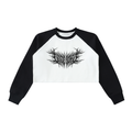 DECEASED raglan crop