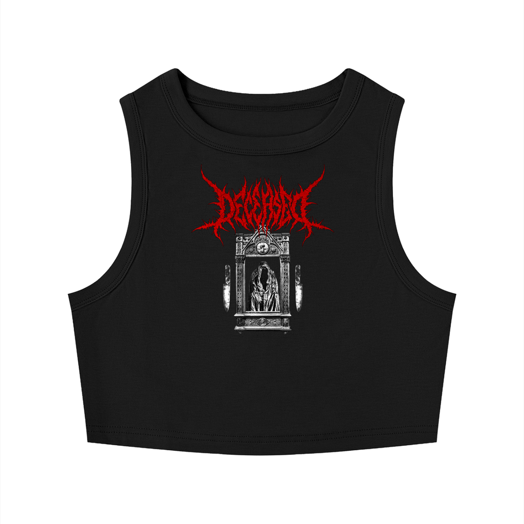 CONSEQUENCES OF FAITH Crewneck Crop Tank Top