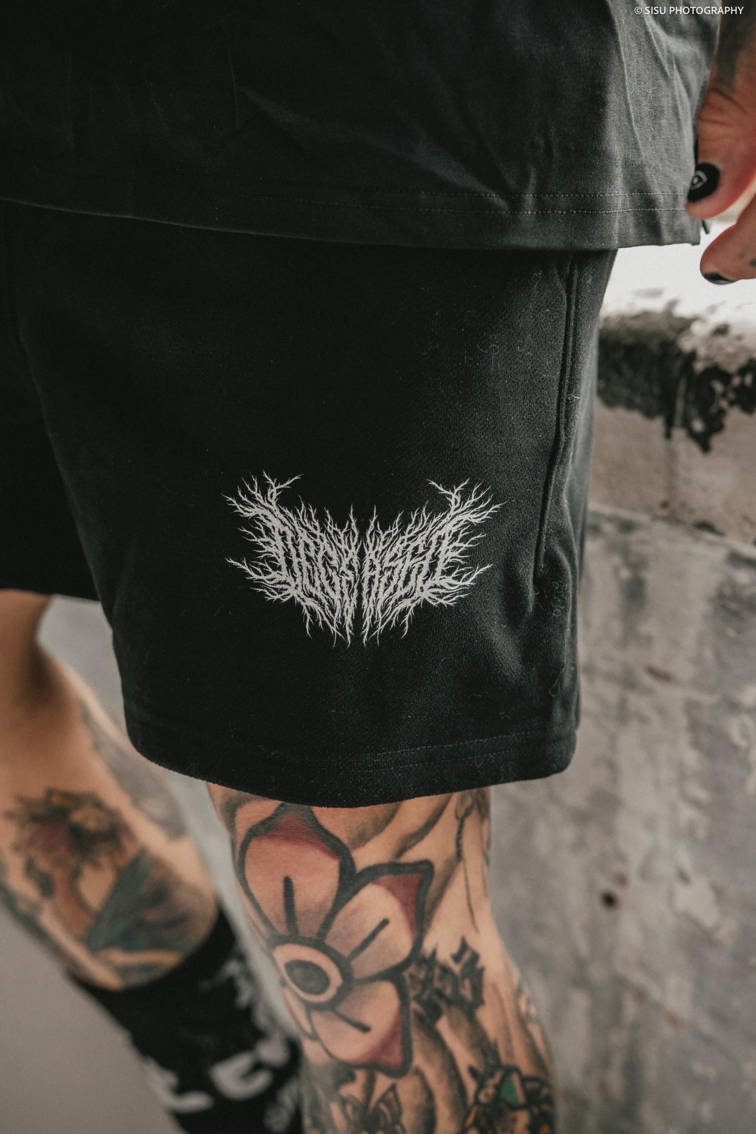 DECEASED BM LOGO SHORTS
