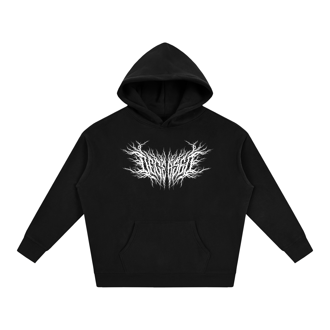 DECEASED BM LOGO OVERSIZED HOODIE